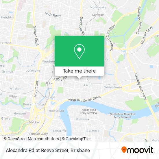 Alexandra Rd at Reeve Street map