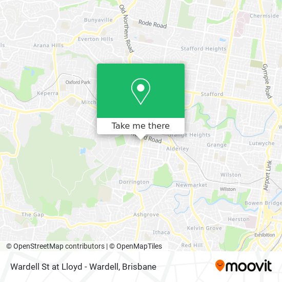 Wardell St at Lloyd - Wardell map