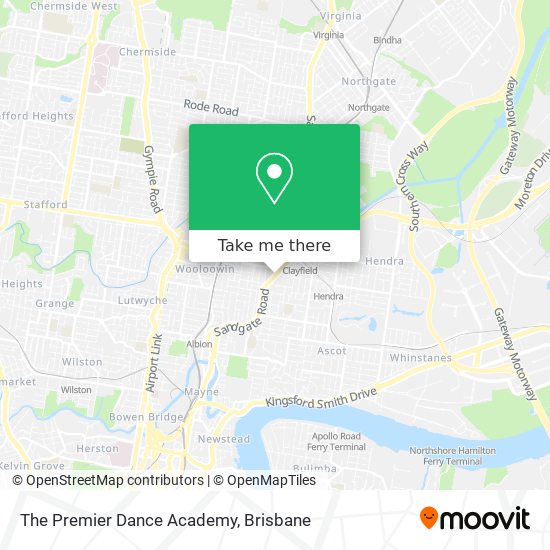 The Premier Dance Academy map