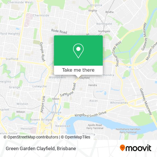 Green Garden Clayfield map