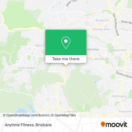 Anytime Fitness map