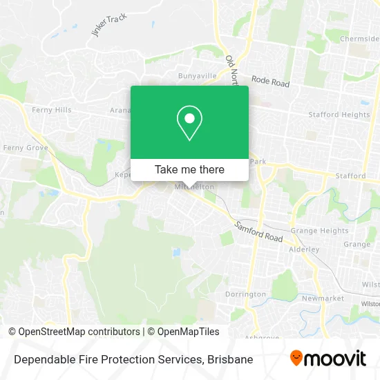 Mapa Dependable Fire Protection Services