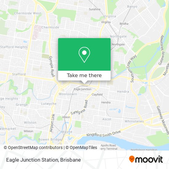 Eagle Junction Station map