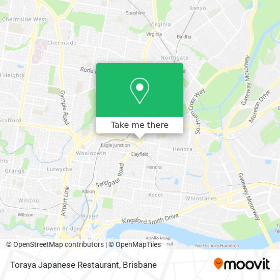 Mapa Toraya Japanese Restaurant