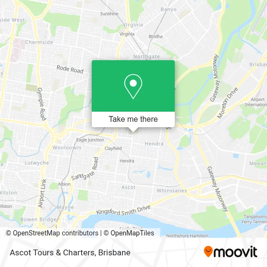 Ascot Tours & Charters map