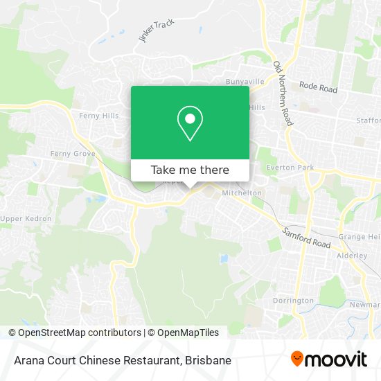 Arana Court Chinese Restaurant map