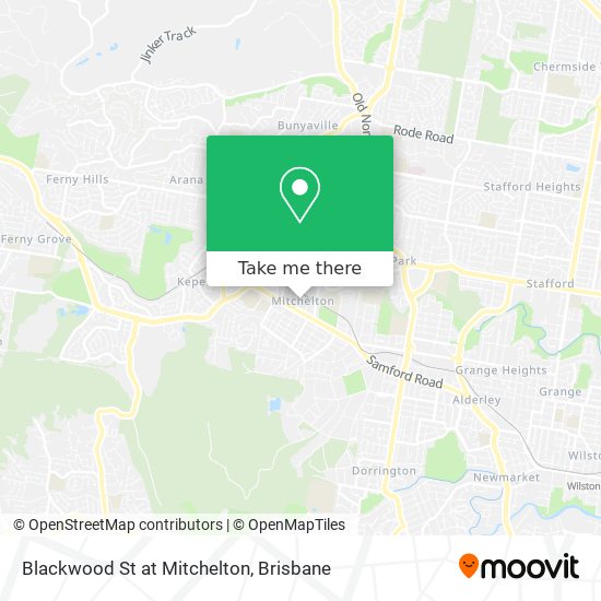 Blackwood St at Mitchelton map