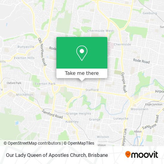 Our Lady Queen of Apostles Church map