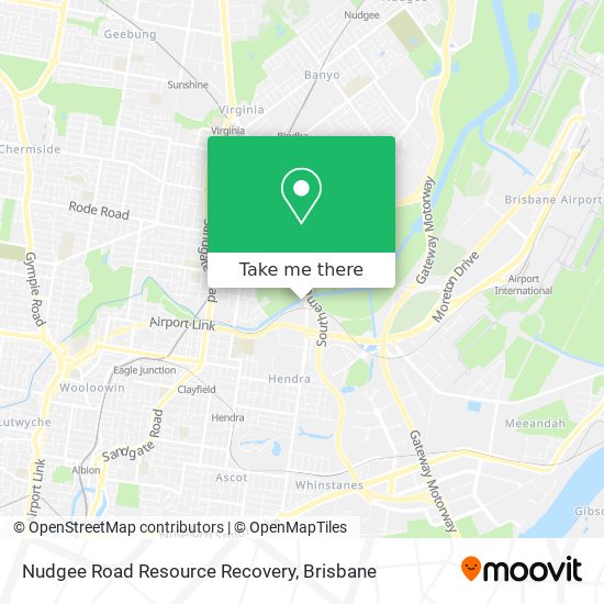Nudgee Road Resource Recovery map