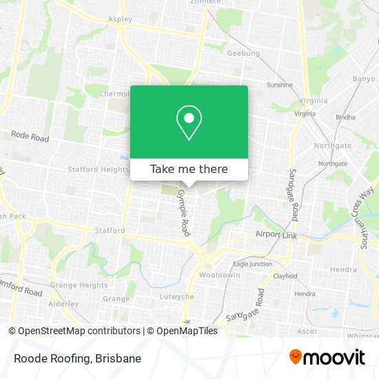 Roode Roofing map