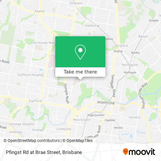 Pfingst Rd at Brae Street map