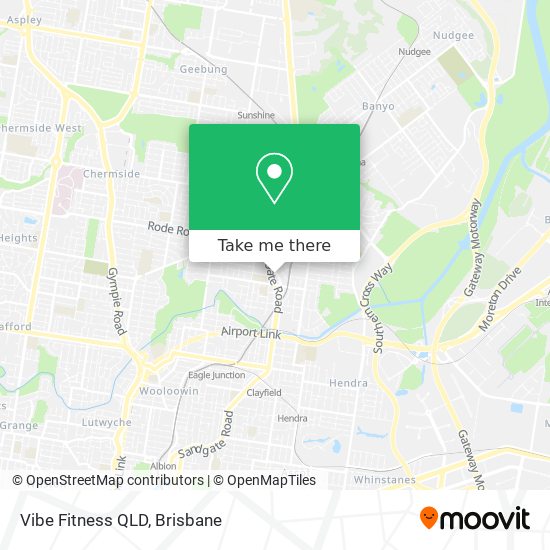 Vibe Fitness QLD map