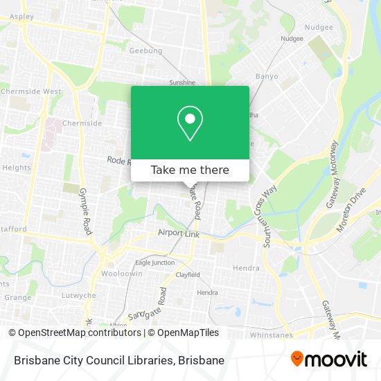 Brisbane City Council Libraries map