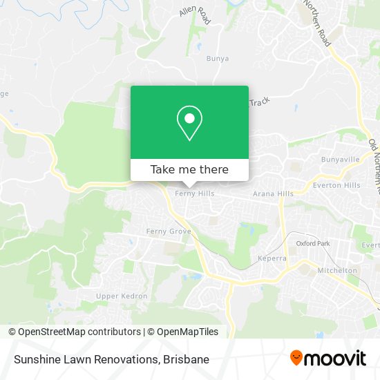 Sunshine Lawn Renovations map