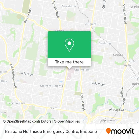 Brisbane Northside Emergency Centre map