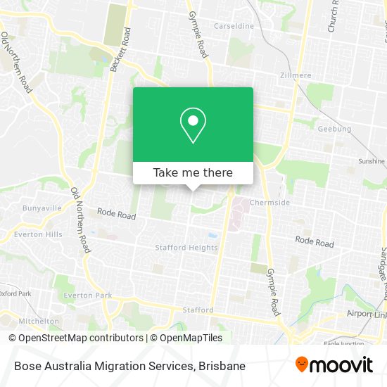 Bose Australia Migration Services map