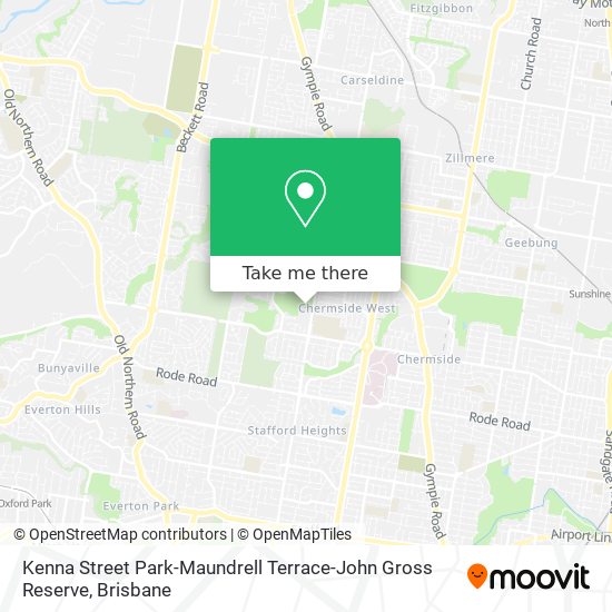 Kenna Street Park-Maundrell Terrace-John Gross Reserve map