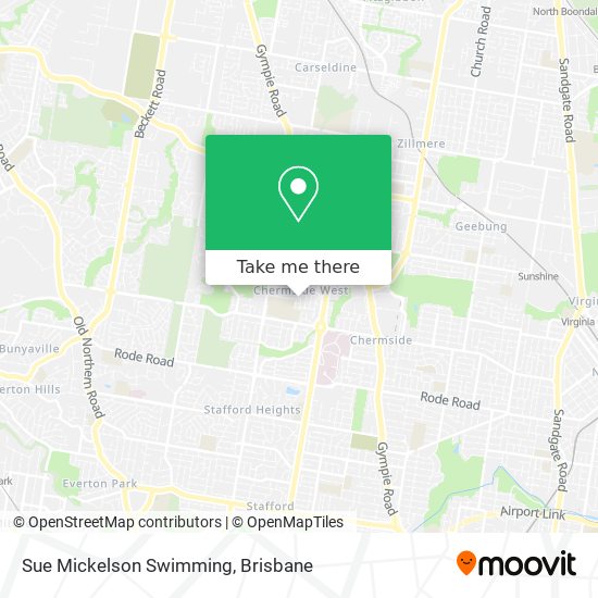 Sue Mickelson Swimming map