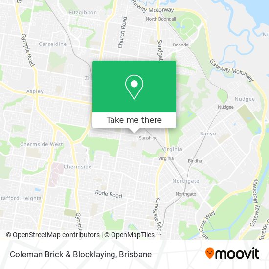Coleman Brick & Blocklaying map