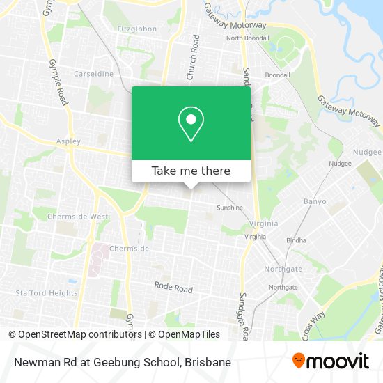 Newman Rd at Geebung School map