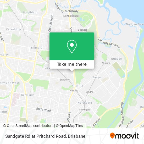 Sandgate Rd at Pritchard Road map