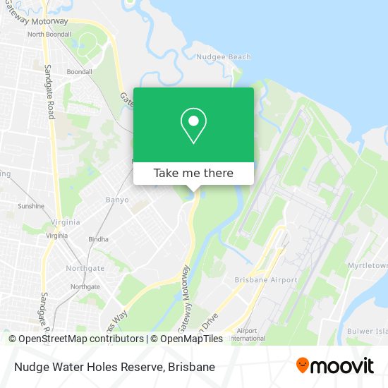 Nudge Water Holes Reserve map