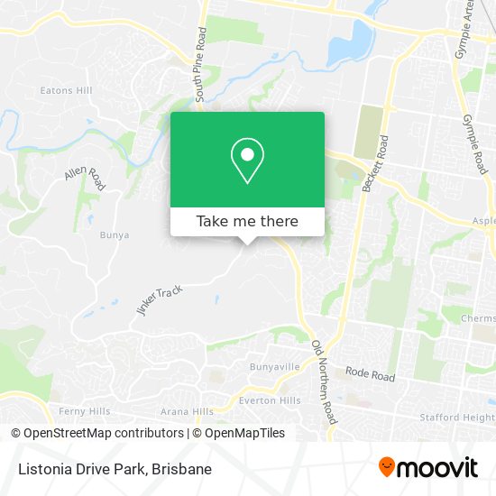 Listonia Drive Park map