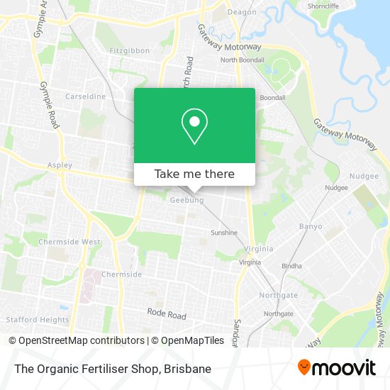 The Organic Fertiliser Shop map