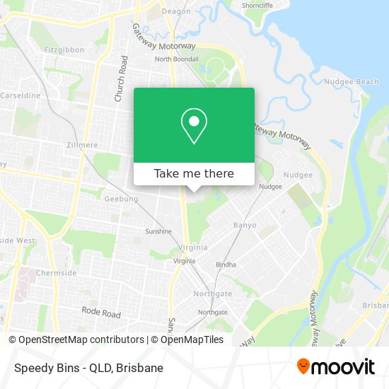 Speedy Bins - QLD map