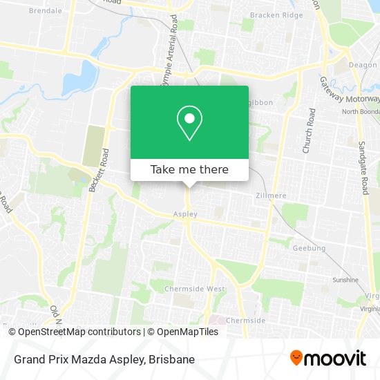 Grand Prix Mazda Aspley map