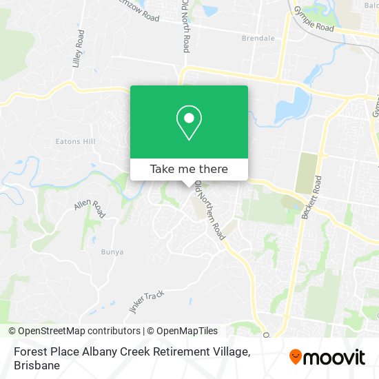 Forest Place Albany Creek Retirement Village map
