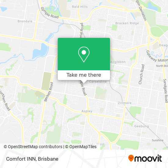 Comfort INN map