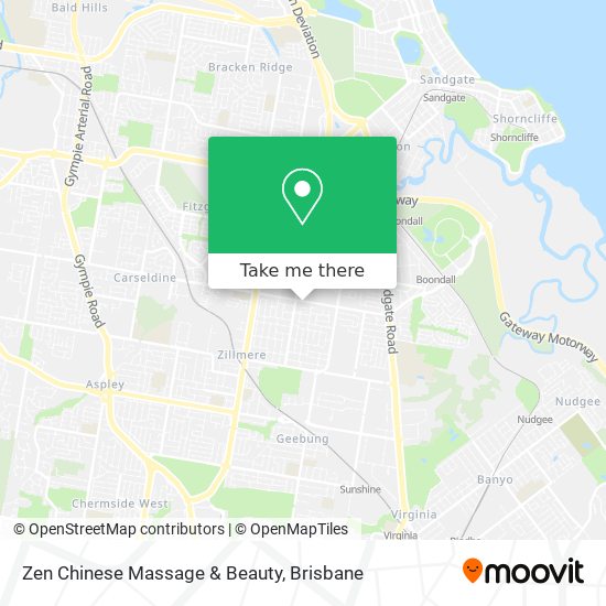 Zen Chinese Massage & Beauty map