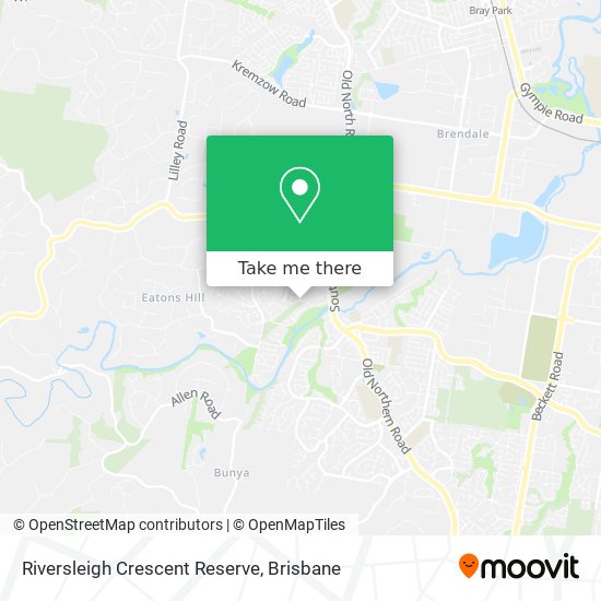 Mapa Riversleigh Crescent Reserve