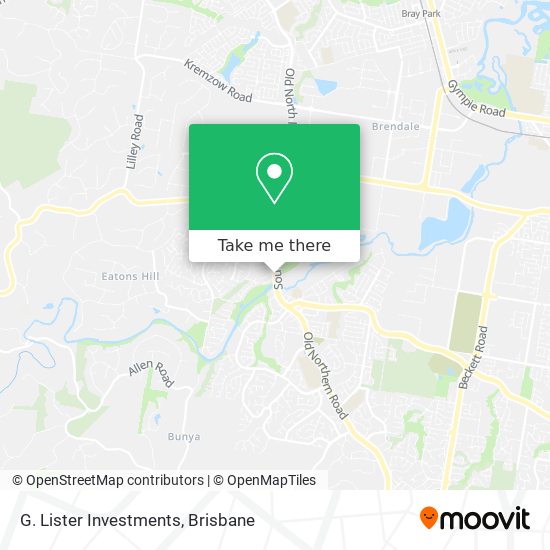 G. Lister Investments map