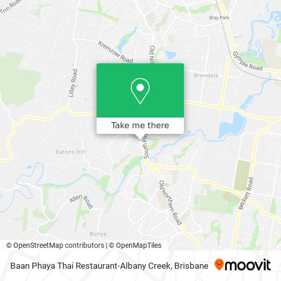 Baan Phaya Thai Restaurant-Albany Creek map