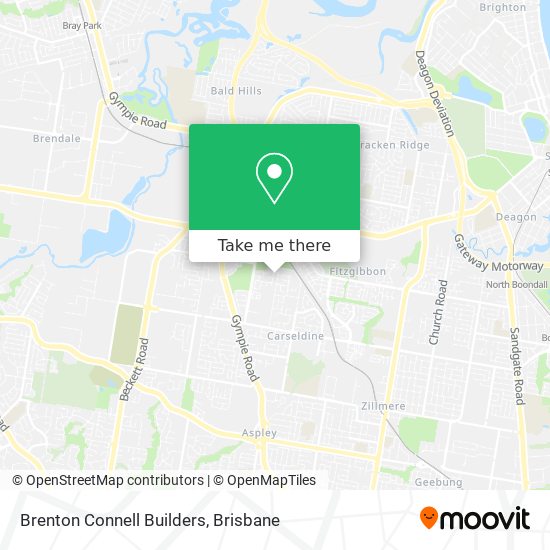 Brenton Connell Builders map