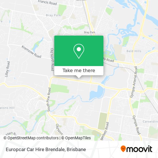 Europcar Car Hire Brendale map