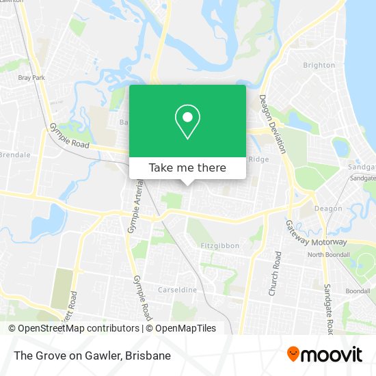 Mapa The Grove on Gawler