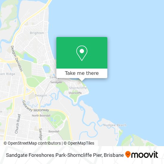 Sandgate Foreshores Park-Shorncliffe Pier map