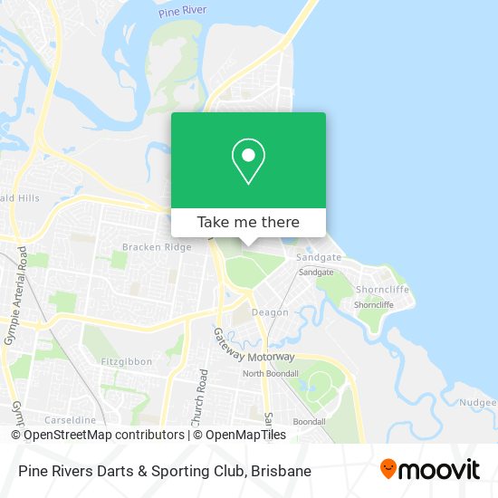 Pine Rivers Darts & Sporting Club map