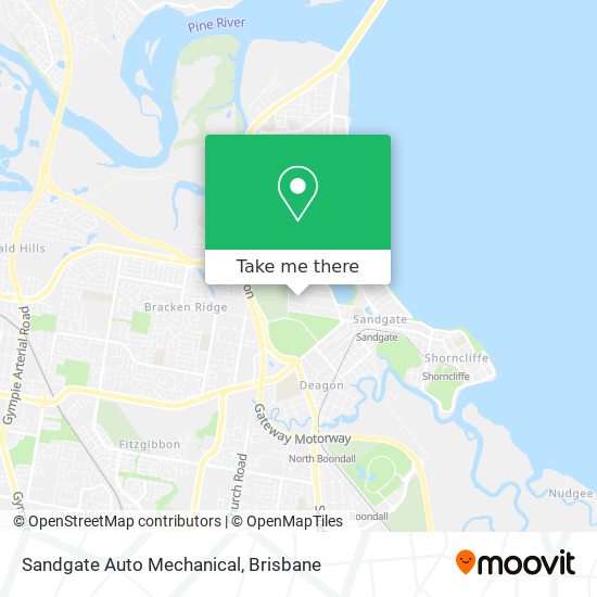 Sandgate Auto Mechanical map