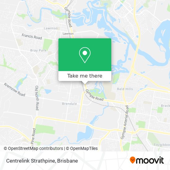 Centrelink Strathpine map