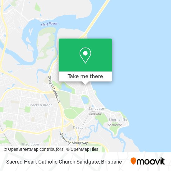 Sacred Heart Catholic Church Sandgate map