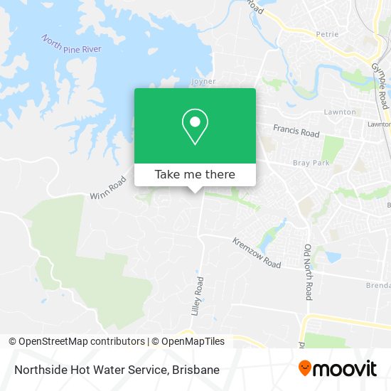 Northside Hot Water Service map