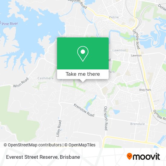 Everest Street Reserve map