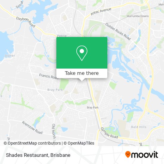 Shades Restaurant map