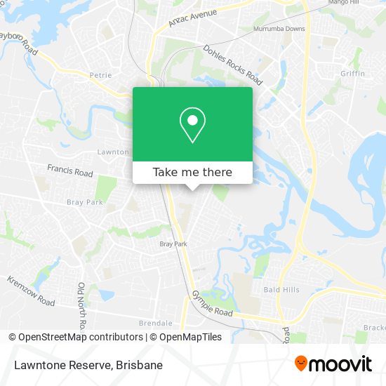 Lawntone Reserve map