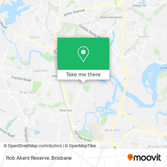 Rob Akers Reserve map