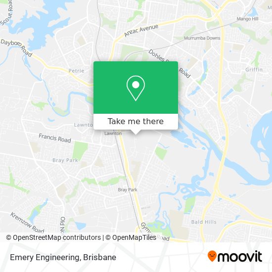 Emery Engineering map